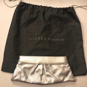 Lauren Merkin Metallic Clutch
